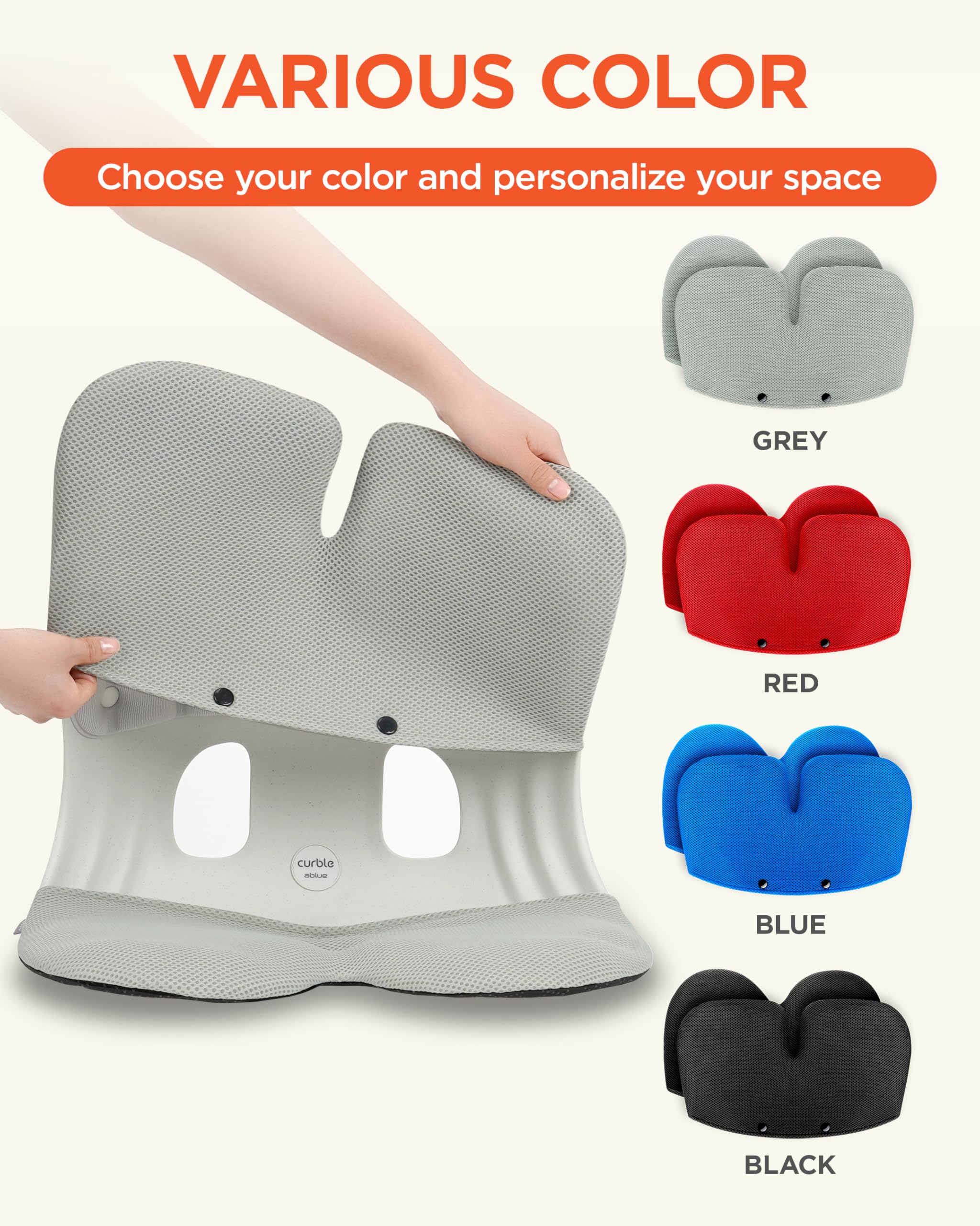 未開封　カーブルチェア　グランド　グレー　ablue Ablue カーブルチェア グランド グレー｜【ハンズネットストア】